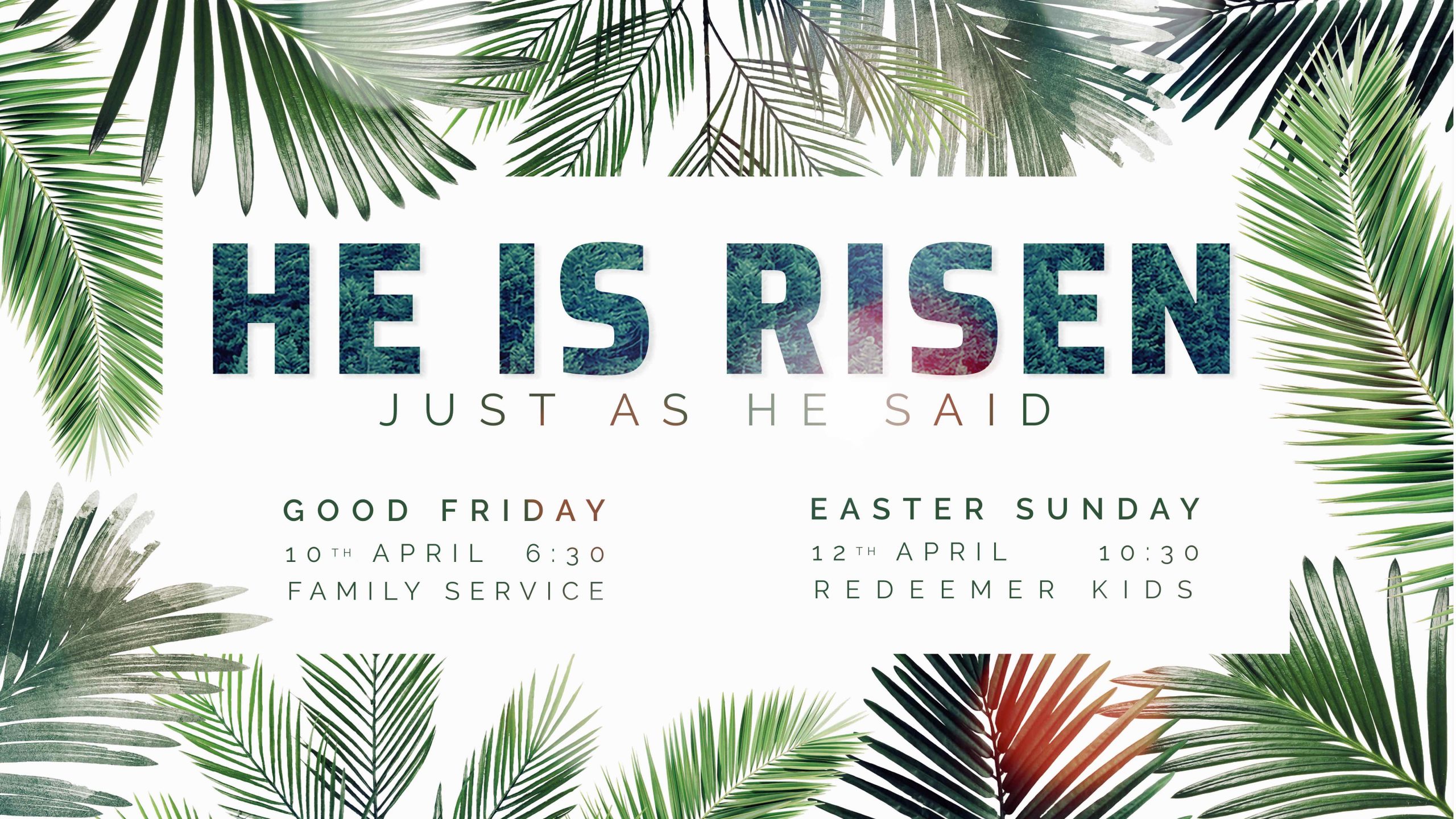Easter 2020 He is Risen